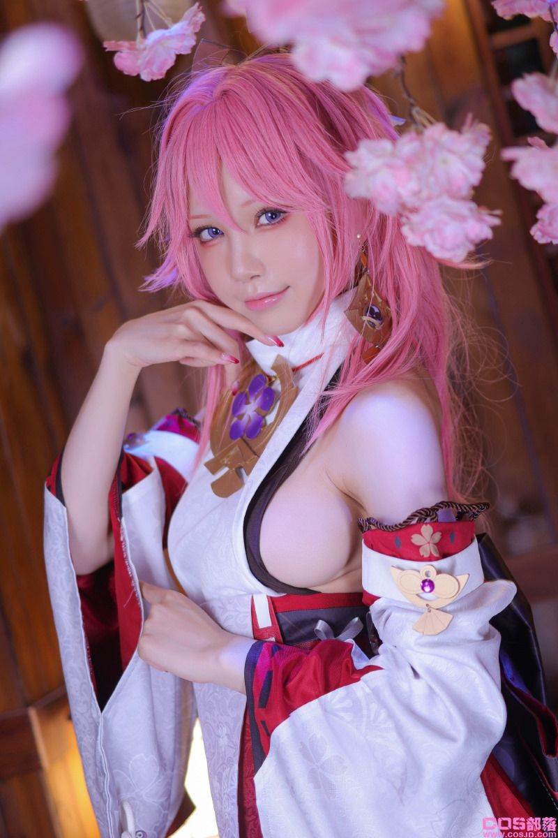 知名动漫博主@水淼aqua 八重神子 [52P/136MB](图4)