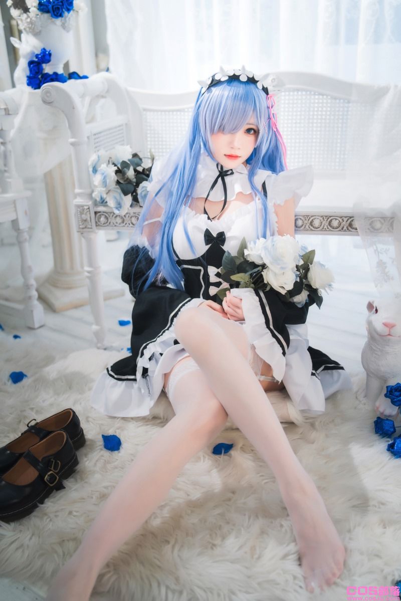 人气Coser@桜桃喵 长发蕾姆01 [45P/685MB](图2)