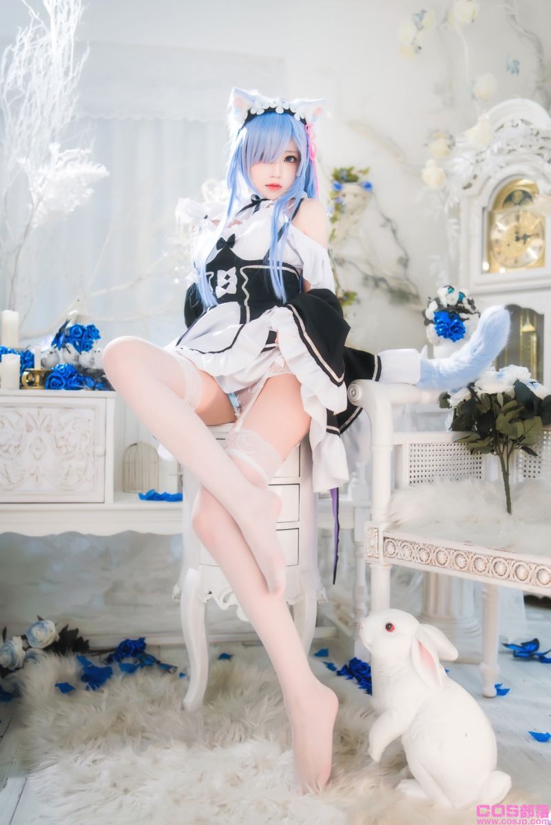 人气Coser@桜桃喵 长发蕾姆01 [45P/685MB](图4)