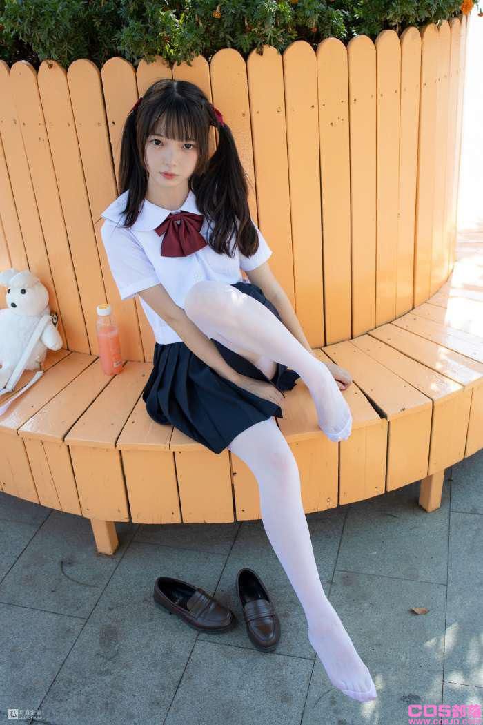 森萝财团写真 JKFUN-026 雪糕游乐圆 15D白丝 默陌 [75P/1V/2.05G](图4)