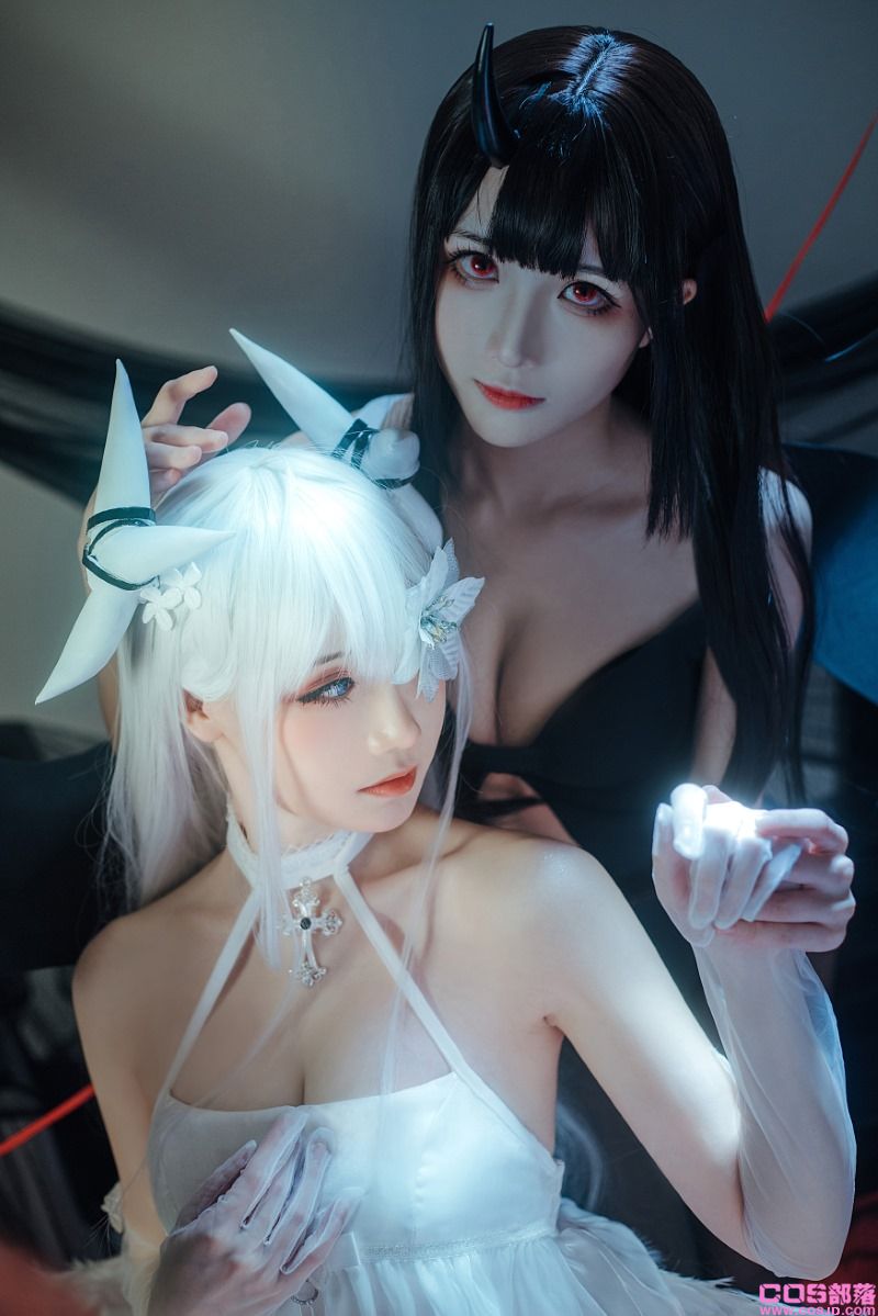 动漫博主@焖焖碳 碧蓝航线 埃姆登 双黑白夜之主 [29P/328MB](图3)