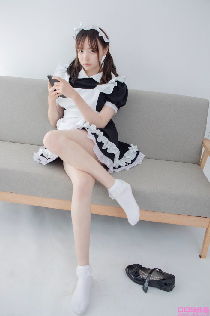 森萝财团写真 JKFUN-百元系列2-2《雷丝花边短袜女仆》Aika [32P/1V/2.05G](图2)