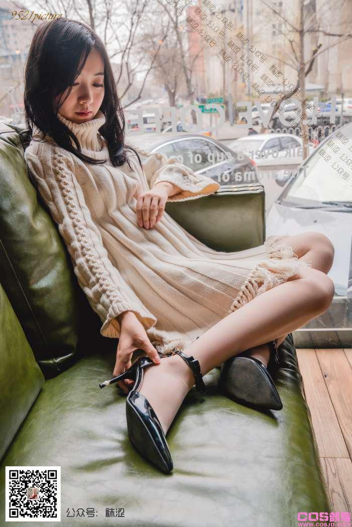 袜涩写真 VOL.023 莎莎的温柔毛衣与肤色丝袜 [57P/231MB](图3)