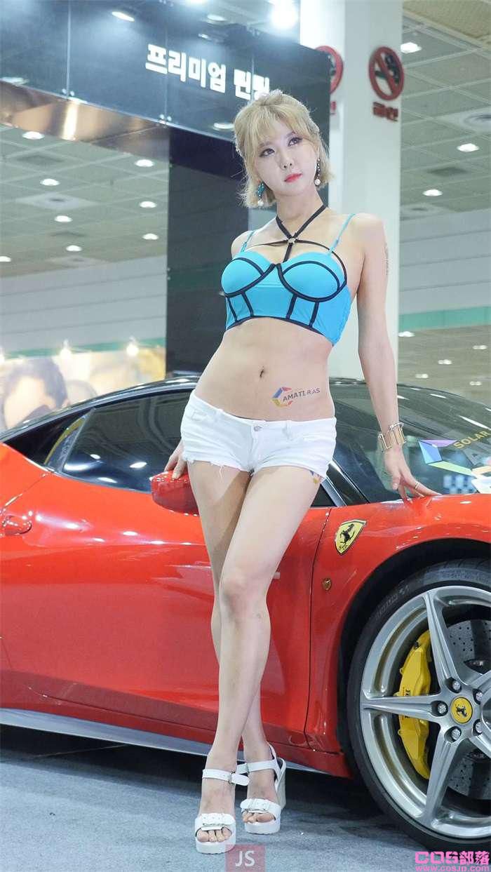 [车模视频][4K] 韩国车展姓感车模饭拍17071403 [1V/111MB](图2)
