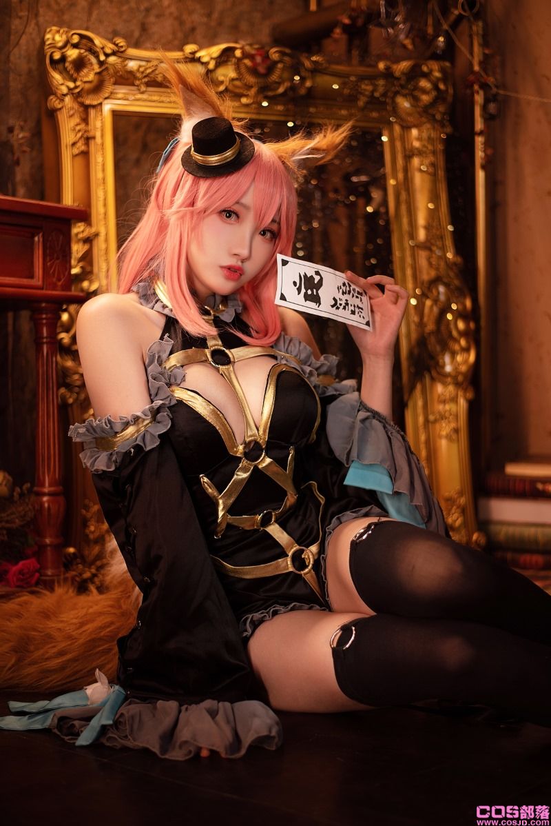 动漫Coser@瓜希酱 玉藻前 漆黑魔术服 [20P/133MB](图3)