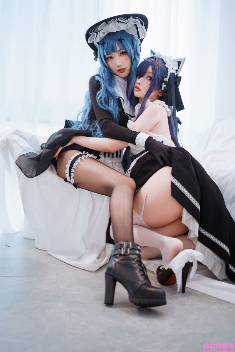 知名动漫Coser@rioko凉凉子 奥古斯特 女仆装 [40P/2V/652MB](图2)