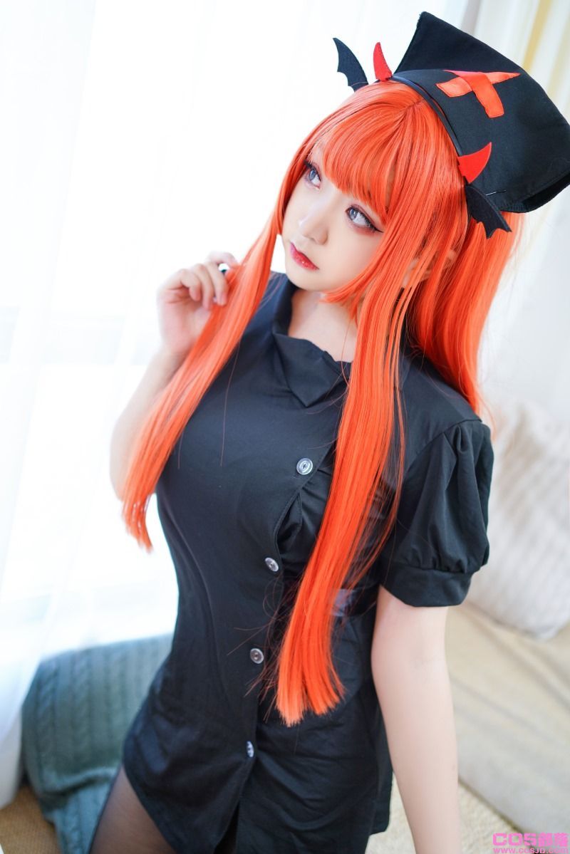 微博人气Coser@-桃夭葵- 橘色黑护士 [56P/1.08G](图2)