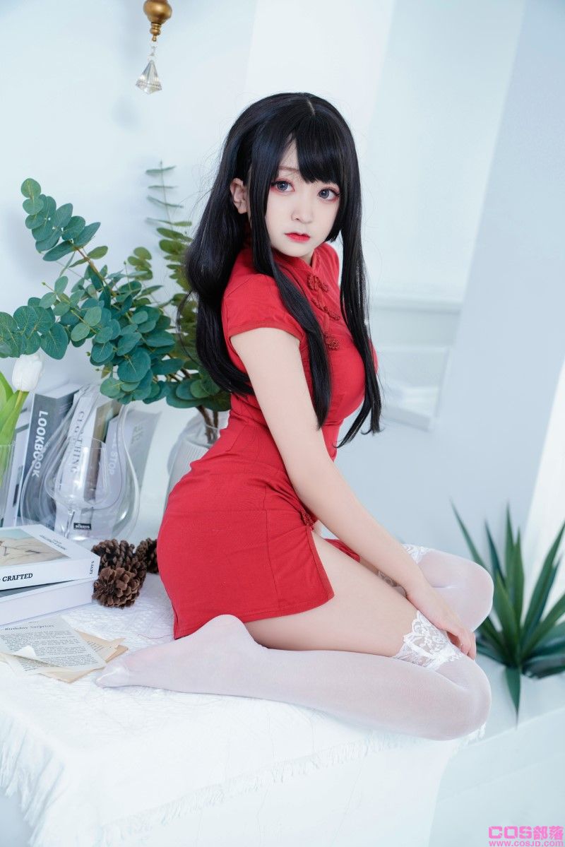 微博人气Coser@-桃夭葵- 红旗袍 [41P/584MB](图3)