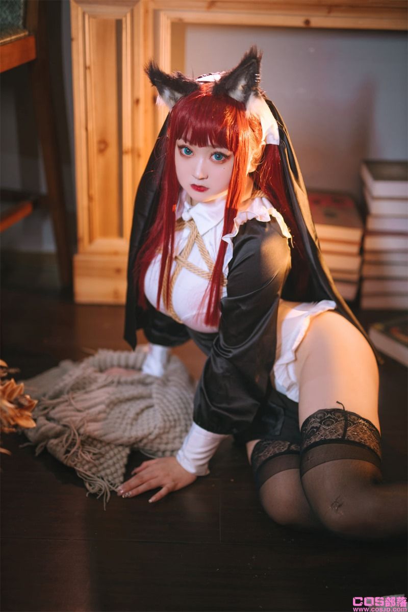 微博人气Coser@-桃夭葵- 修女 [61P/439MB](图4)