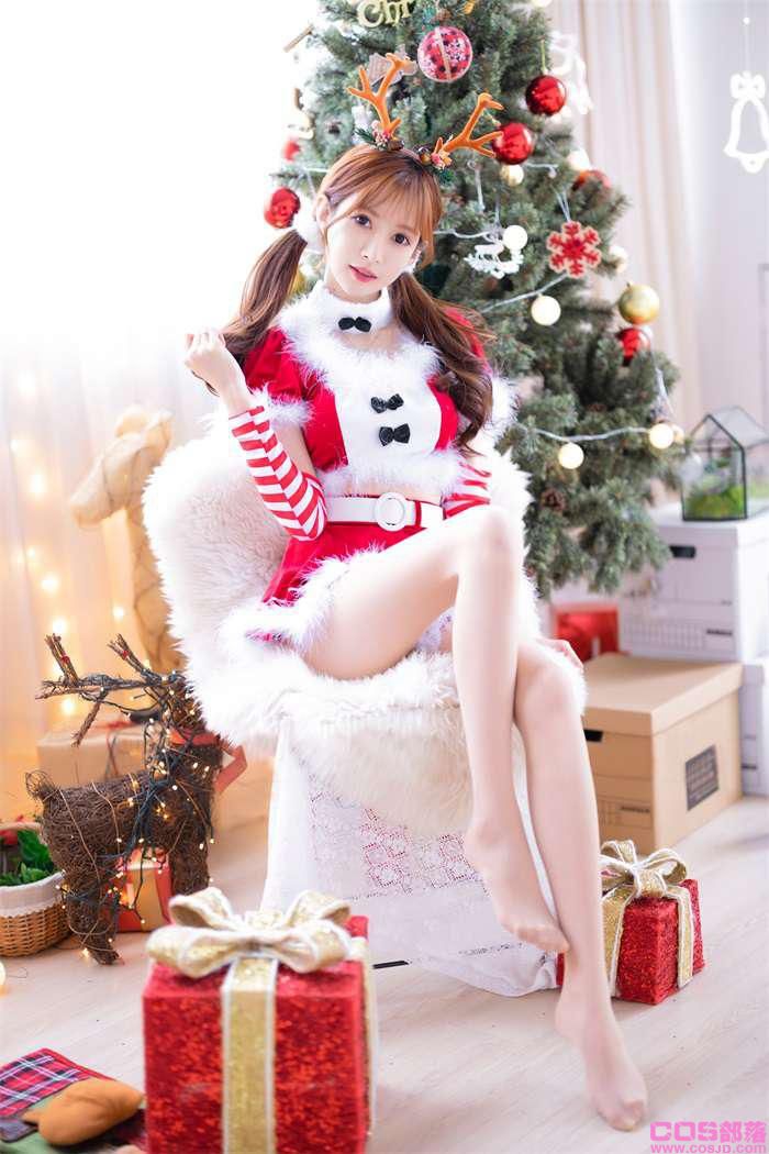 斗鱼主播@王羽杉Barbieshy 圣诞特辑 [50P/318MB](图3)