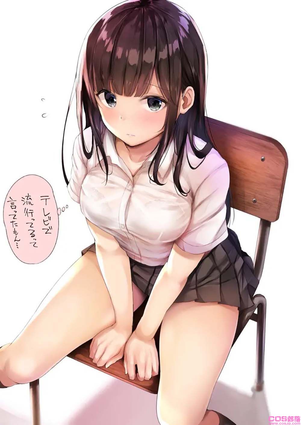 「No.006」P站分享-JK制服萌妹(图2)
