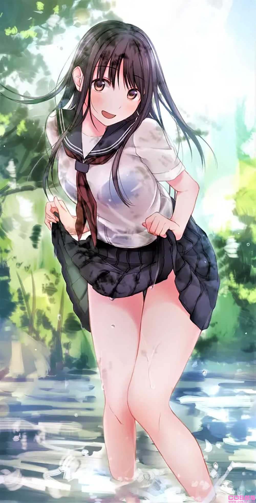 「No.006」P站分享-JK制服萌妹(图7)