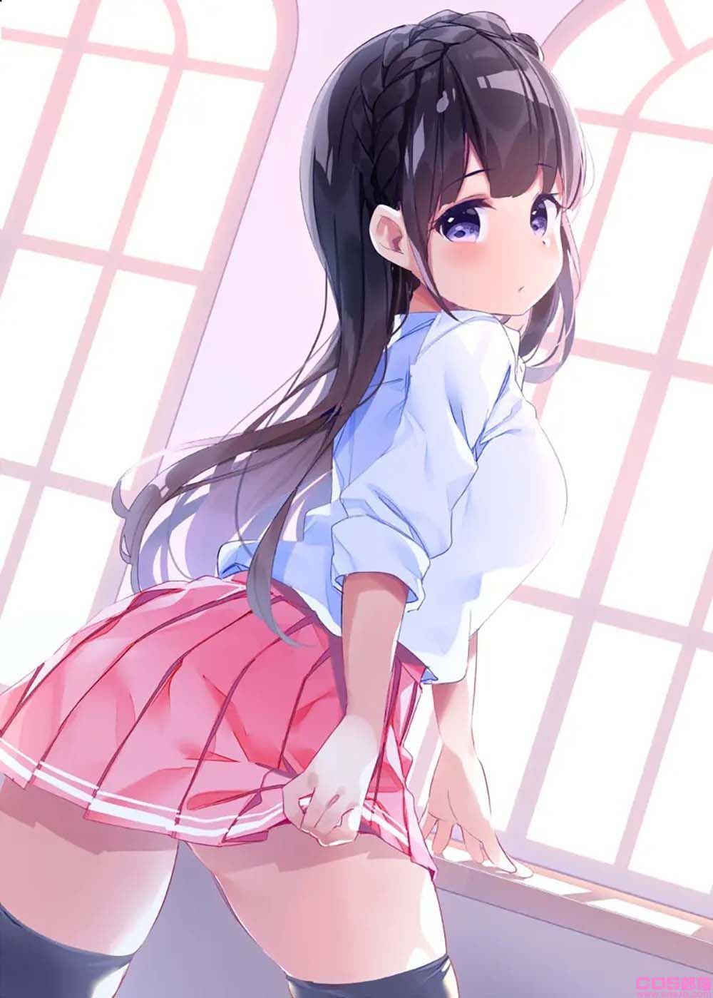 「No.006」P站分享-JK制服萌妹(图9)