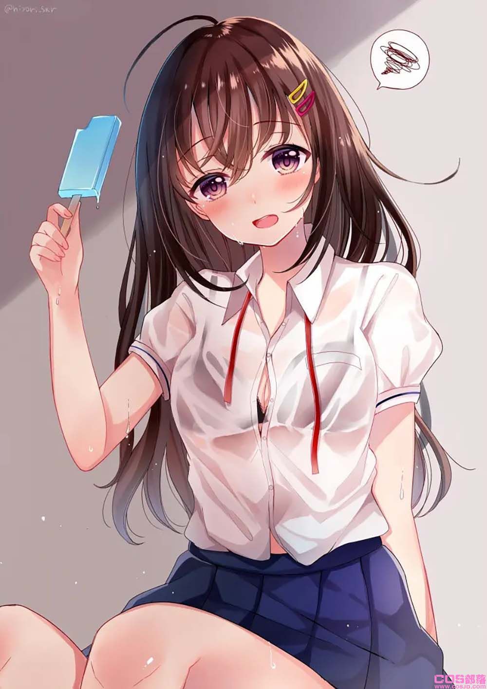 「No.006」P站分享-JK制服萌妹(图6)