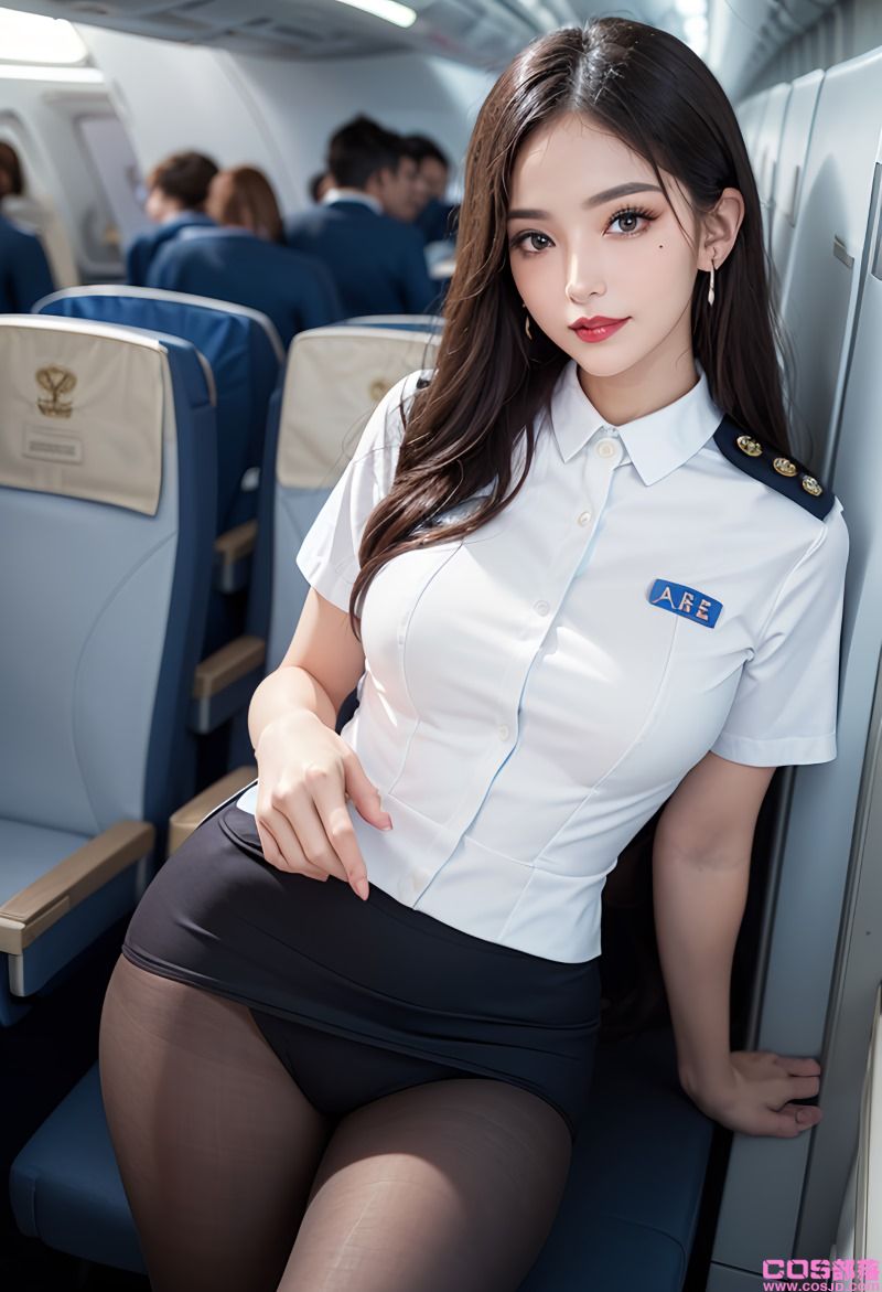 [AI美女] 气质美女姓感的空姐 [48P/100MB](图3)