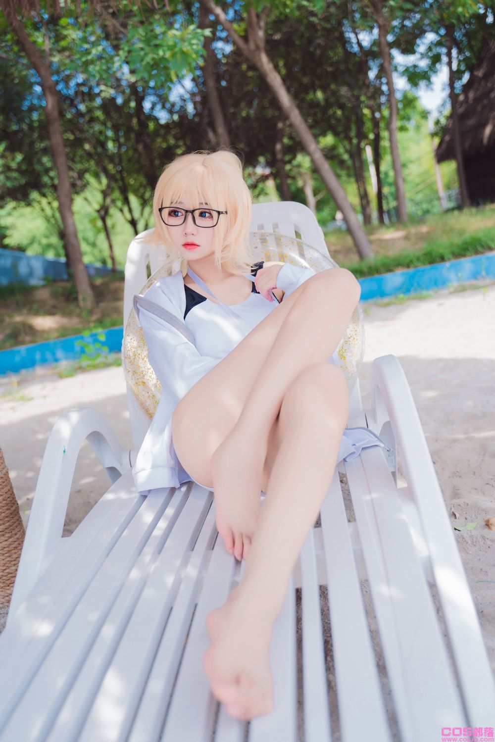 动漫博主@猫君君 贞德竞技泳装 [46P/596MB](图2)