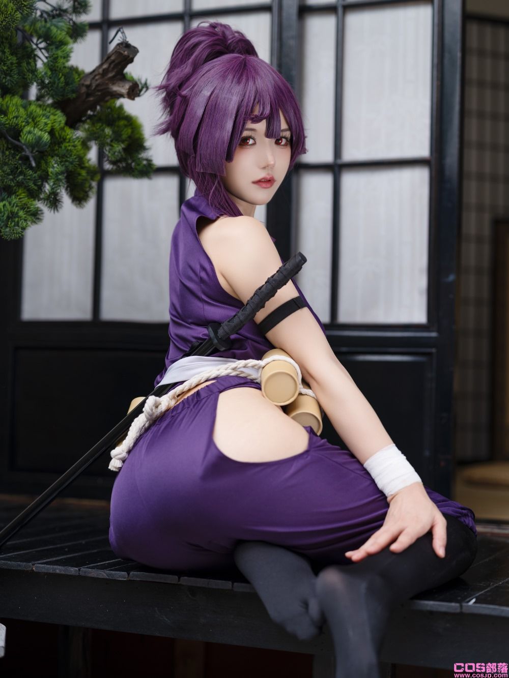 人气Coser@小仓千代 Yuzuriha 地狱楽 杠 [26P/66MB](图3)