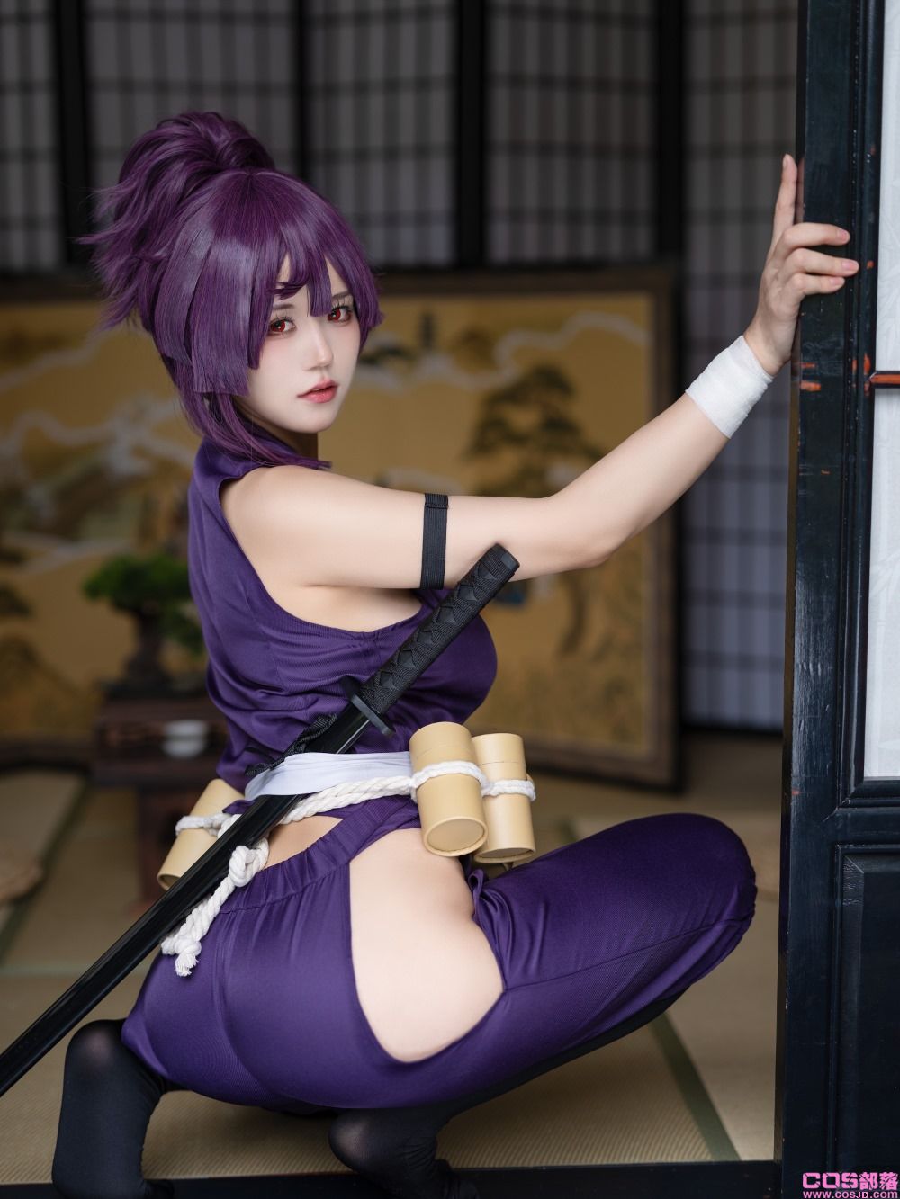 人气Coser@小仓千代 Yuzuriha 地狱楽 杠 [26P/66MB](图4)