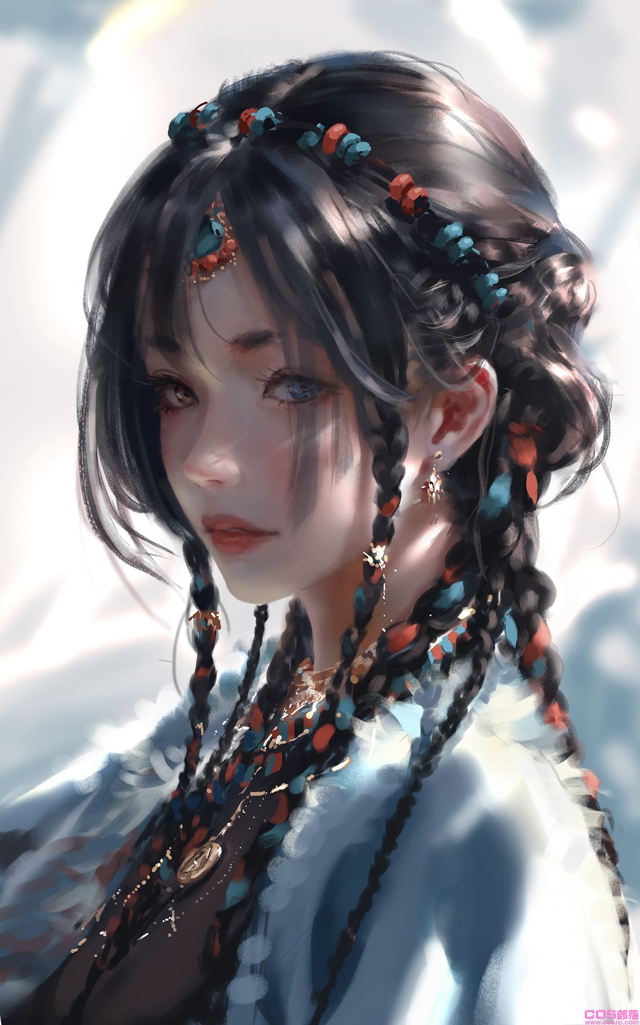 AI绘画 059 WLOP鬼刀二次元插画图集合辑2023.01-05 [67P/12V/3.21G](图3)