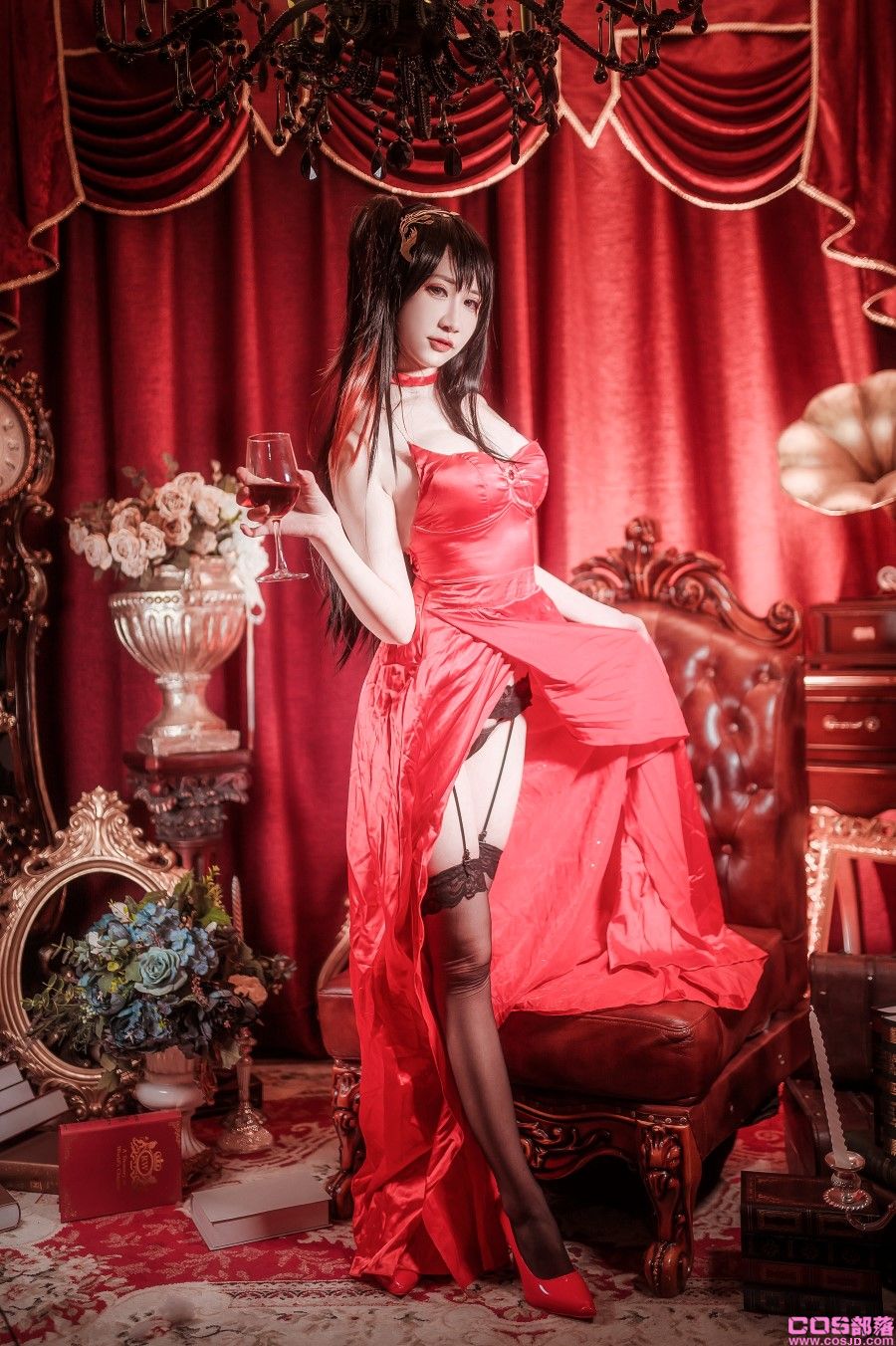 阮邑_Fairy – 黑丝 大凤礼服 [20P/330MB](图2)