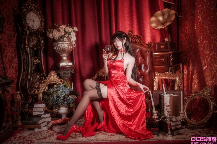 阮邑_Fairy – 黑丝 大凤礼服 [20P/330MB](图3)