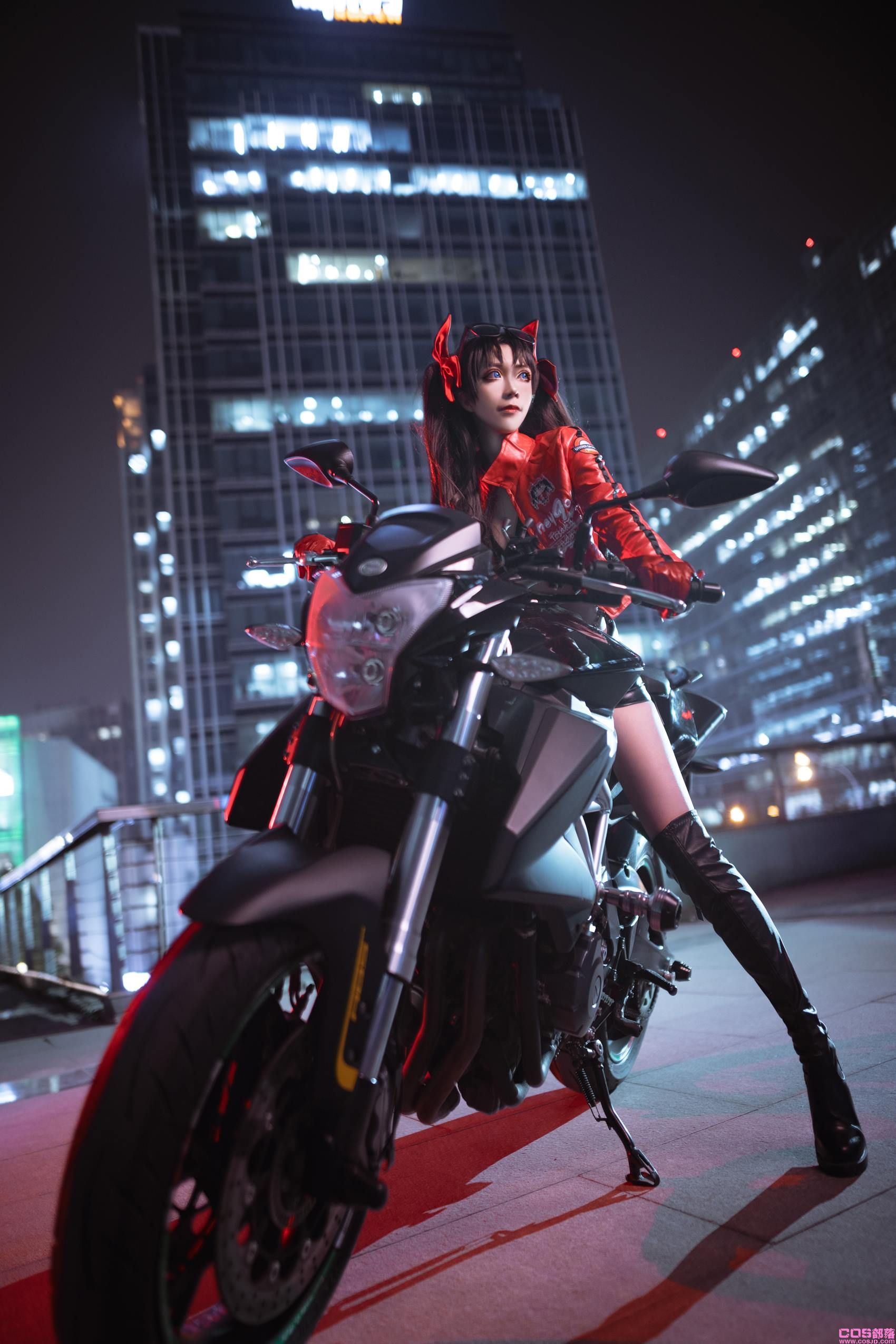 sakiiii翎柒 – 机车凛[9P/76MB](图2)