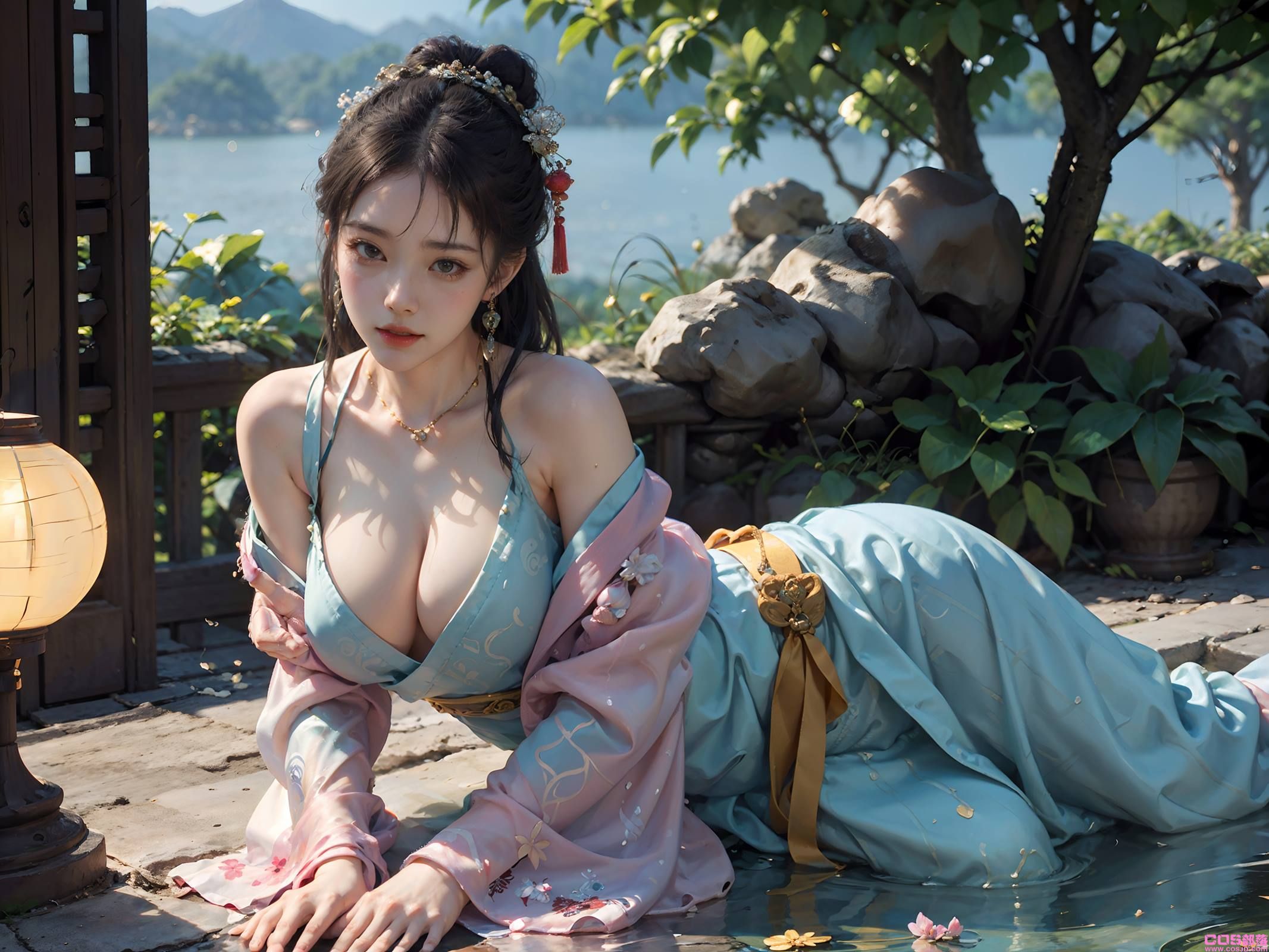 AI绘画 066 横向可做壁纸的古风美仁 [22P/76MB](图6)