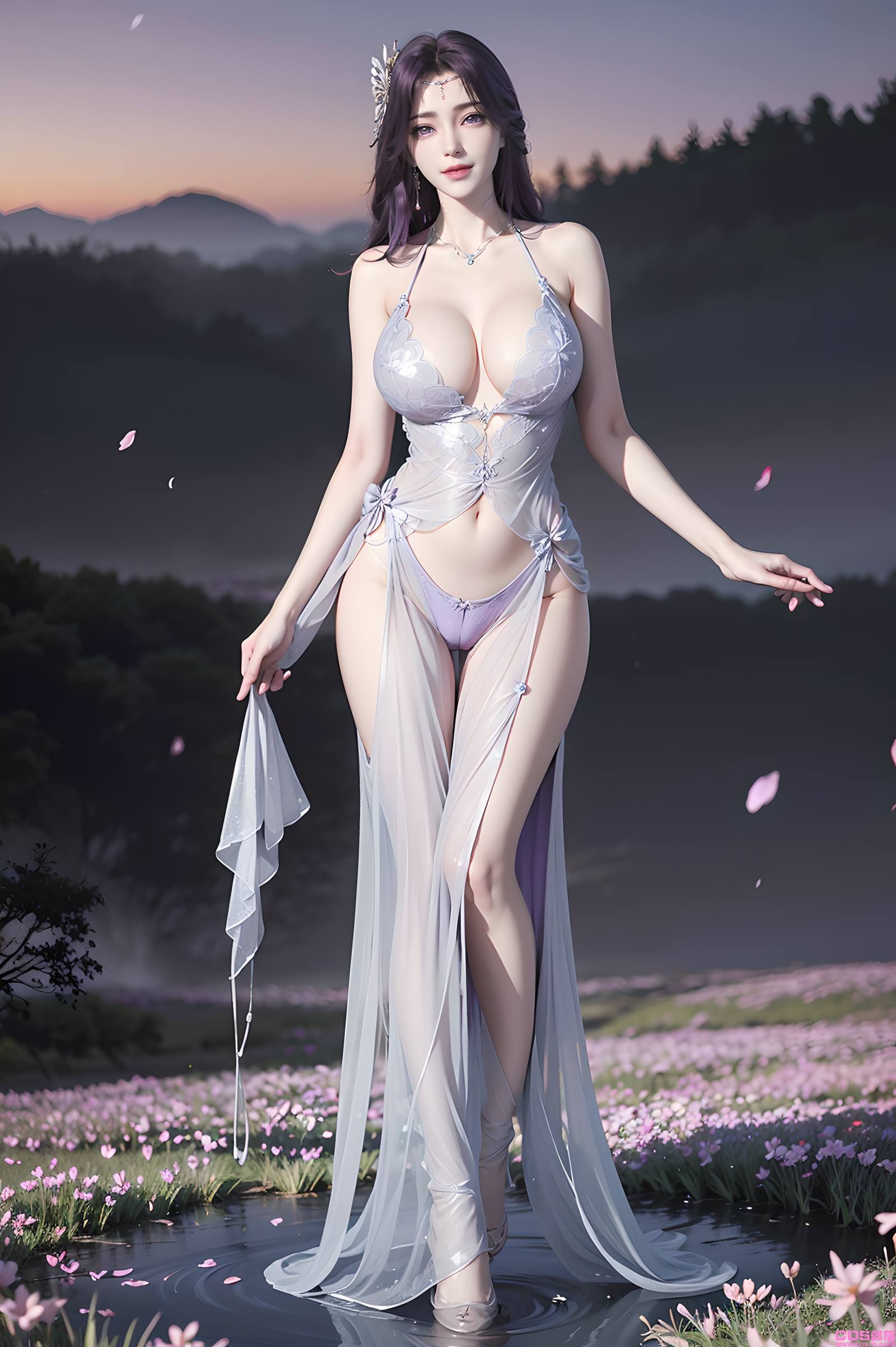 AI绘画 国漫完美世界 068 云曦薄纱写真[78P/354MB](图3)